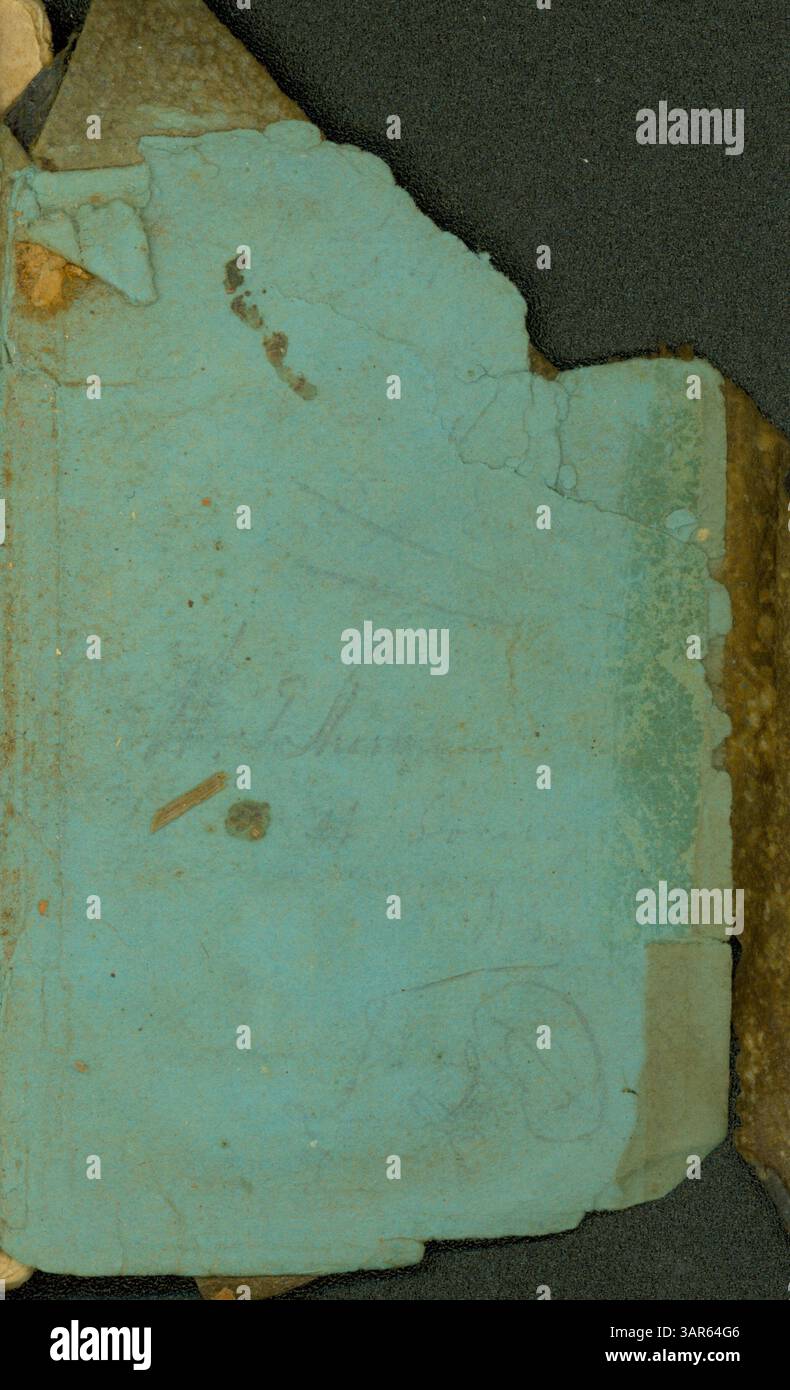 Le journal de John T. Clarke de mai à août 1864 documente les actions militaires du 31st Missouri Infantry en Géorgie, en particulier pendant la campagne d'Atlanta, avec des chiffres de pertes et des comptes rendus de batailles majeures. Banque D'Images