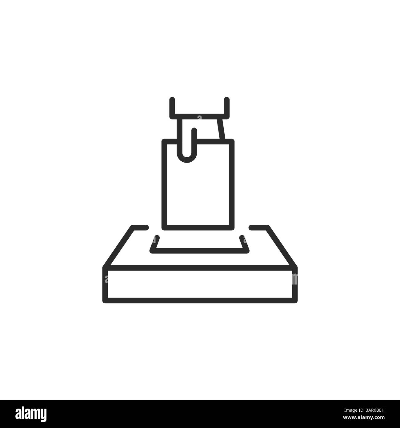 Icône voter Illustration de Vecteur