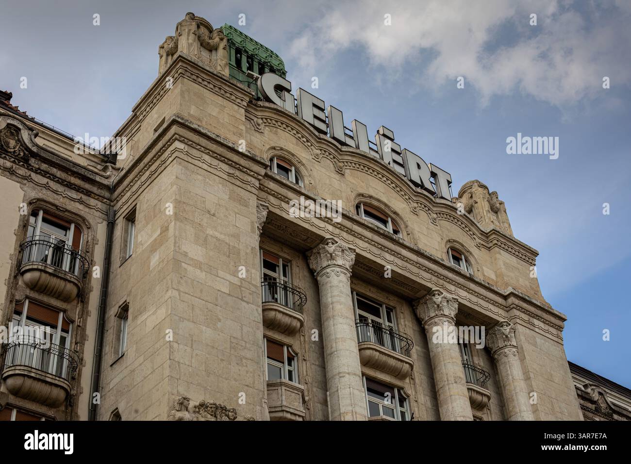Budapest, Hongrie - octobre 7,2023 : bâtiment des thermes de Gellert Banque D'Images