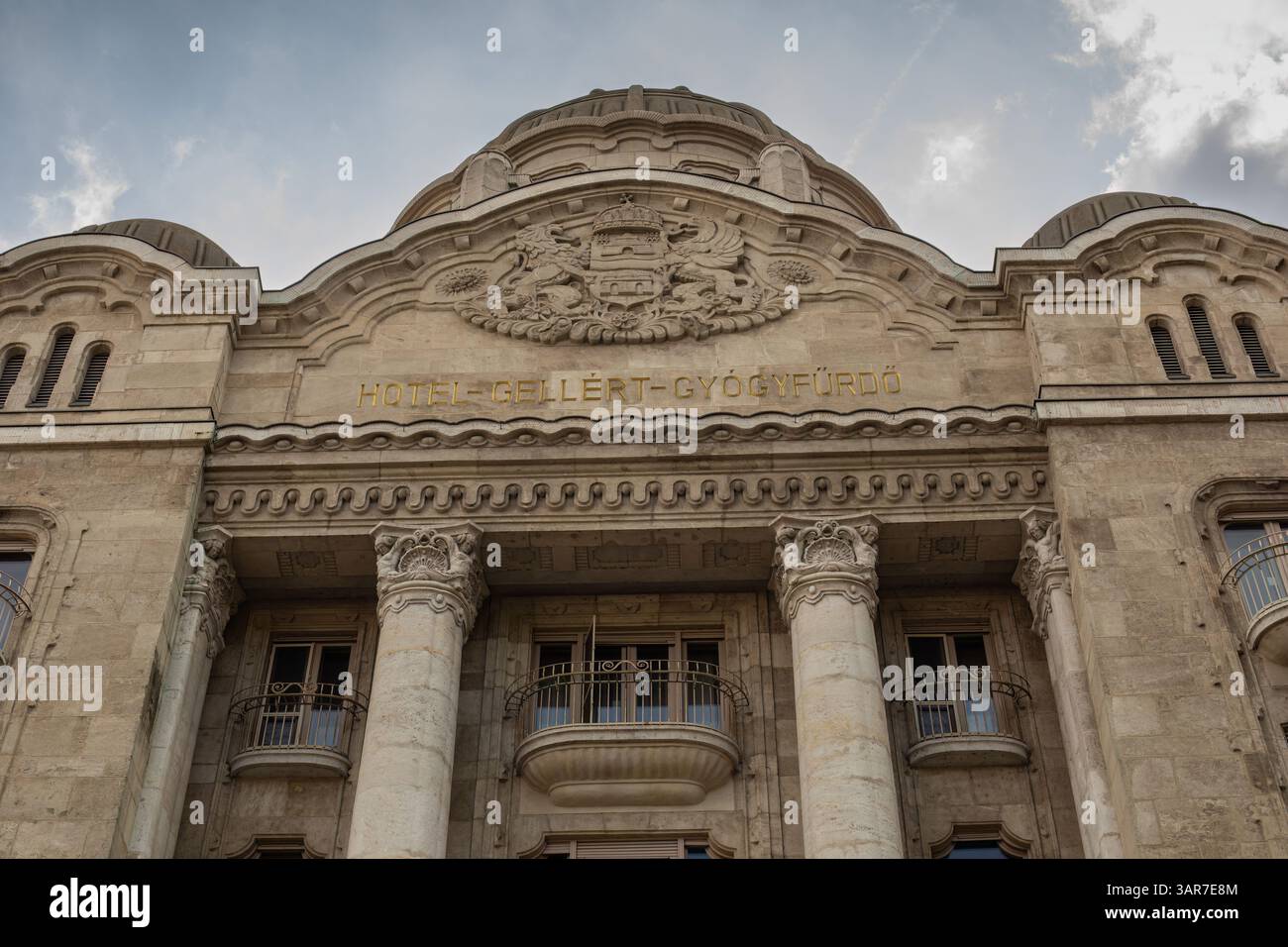 Budapest, Hongrie - octobre 7,2023 : bâtiment des thermes de Gellert Banque D'Images