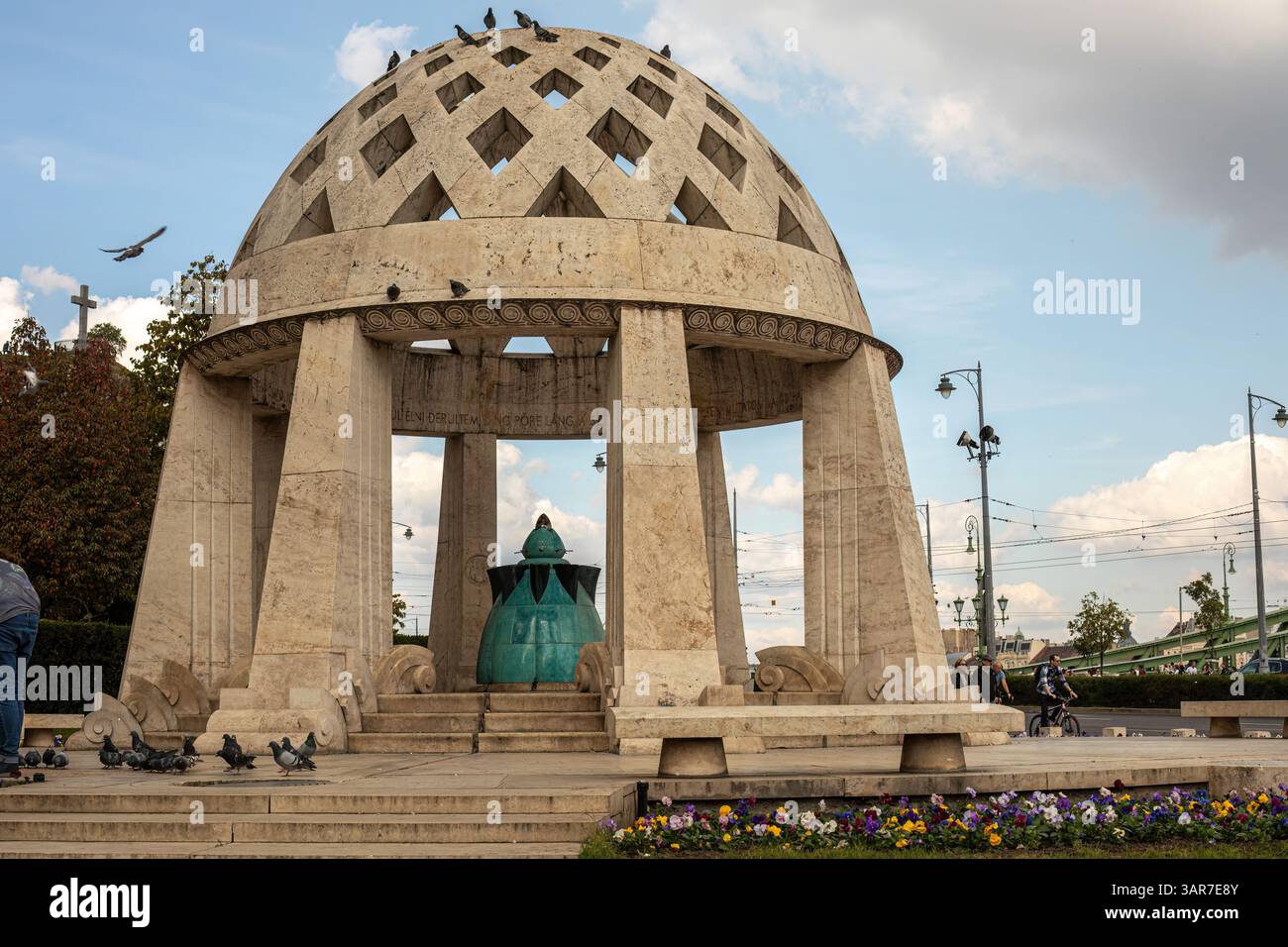 Budapest, Hongrie - octobre 7,2023 : place des thermes Gellert Banque D'Images