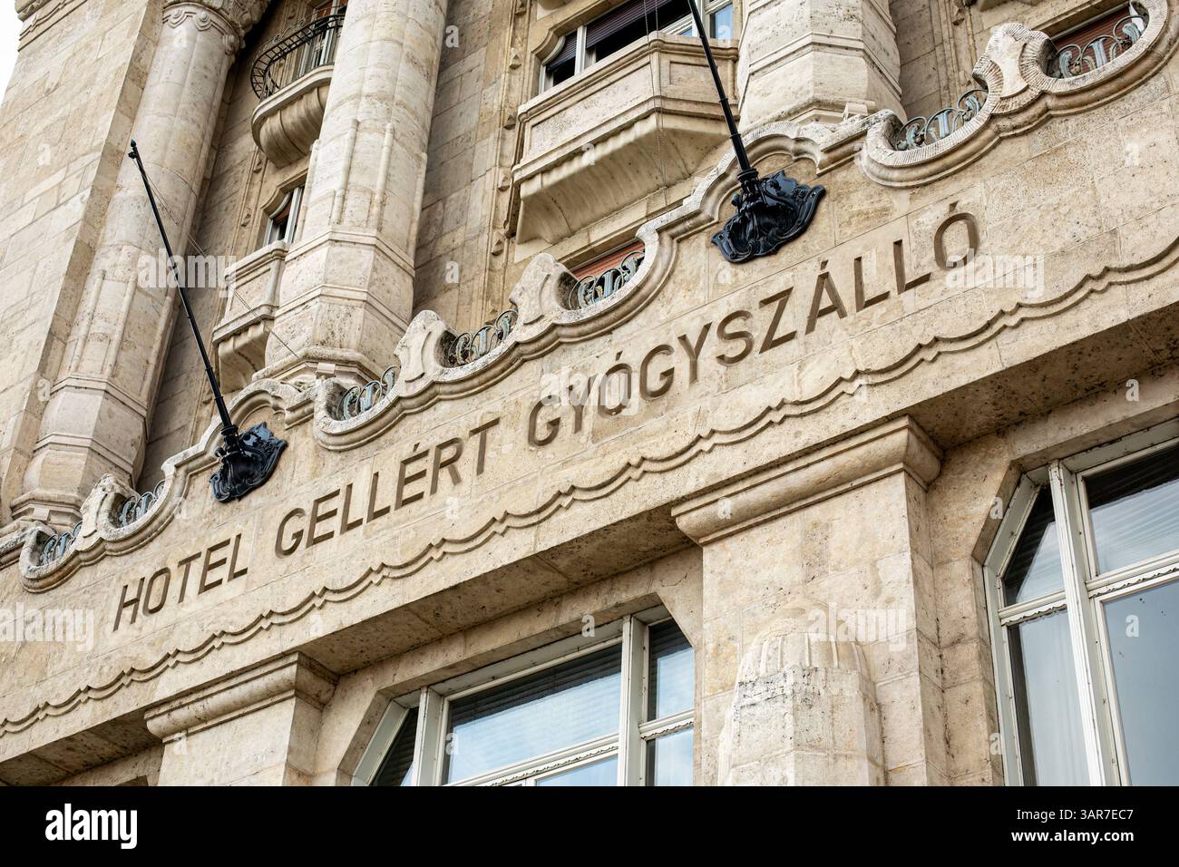 Budapest, Hongrie - octobre 7,2023 : bâtiment des thermes de Gellert Banque D'Images