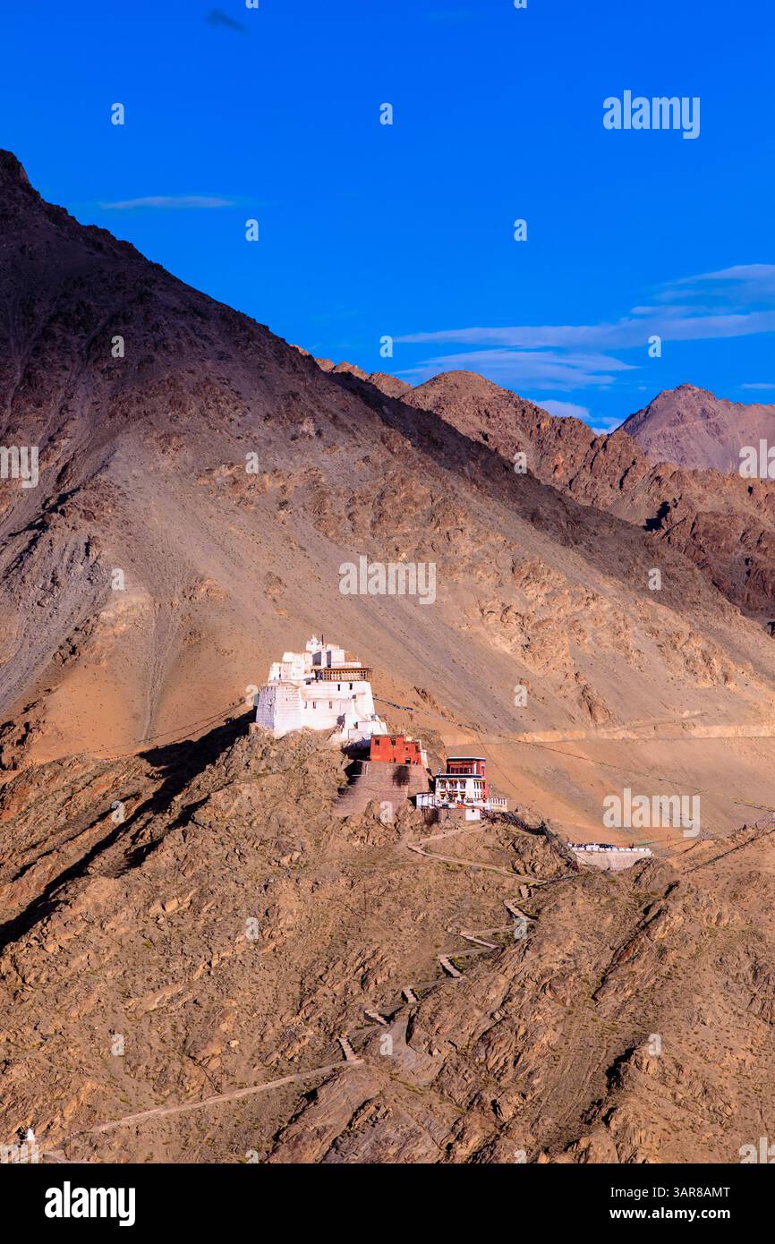 Namgyal Tsemo Gompa (monastère), Leh, Ladakh, Inde Banque D'Images