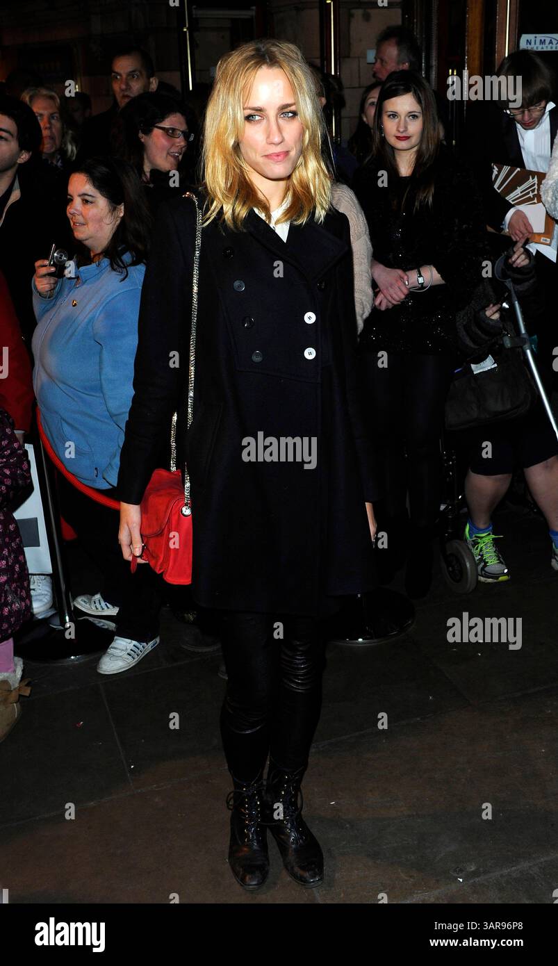 Hattie Morahan au concert de remise des prix Whatsonstage.com au Palace Theatre de Londres - 17 février 2013 Banque D'Images