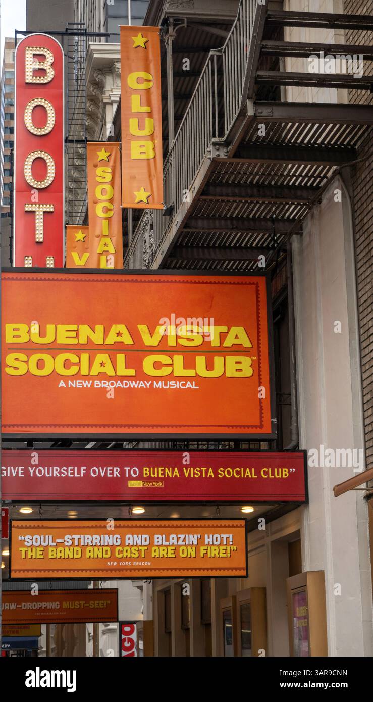 Buena Vista social Club au théâtre Schoenfeld de Broadway à Manhattan NYC Banque D'Images