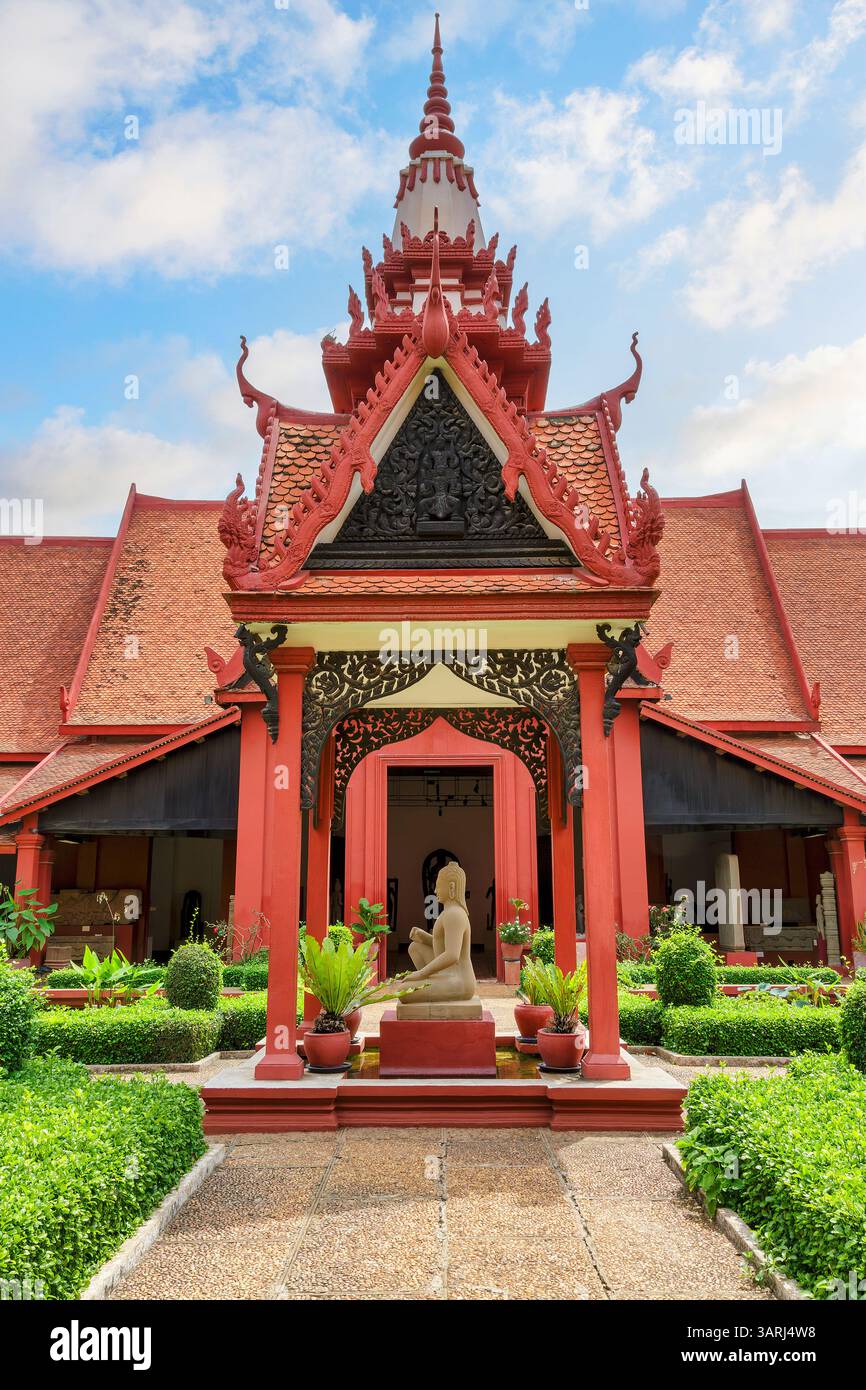 Le Musée National du Cambodge à Phnom Penh Banque D'Images