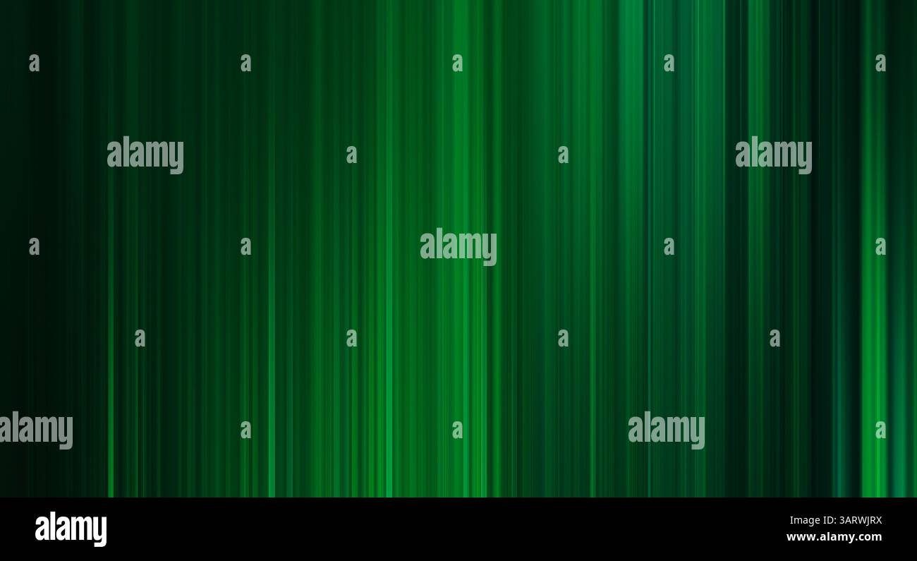 Traînées lumineuses multicolores surréalistes dépouillées. Des lignes brillantes vertes brillantes affectent l'arrière-plan. Lignes blanches lumineuses de vitesse. Effet lumineux. Lumière Banque D'Images