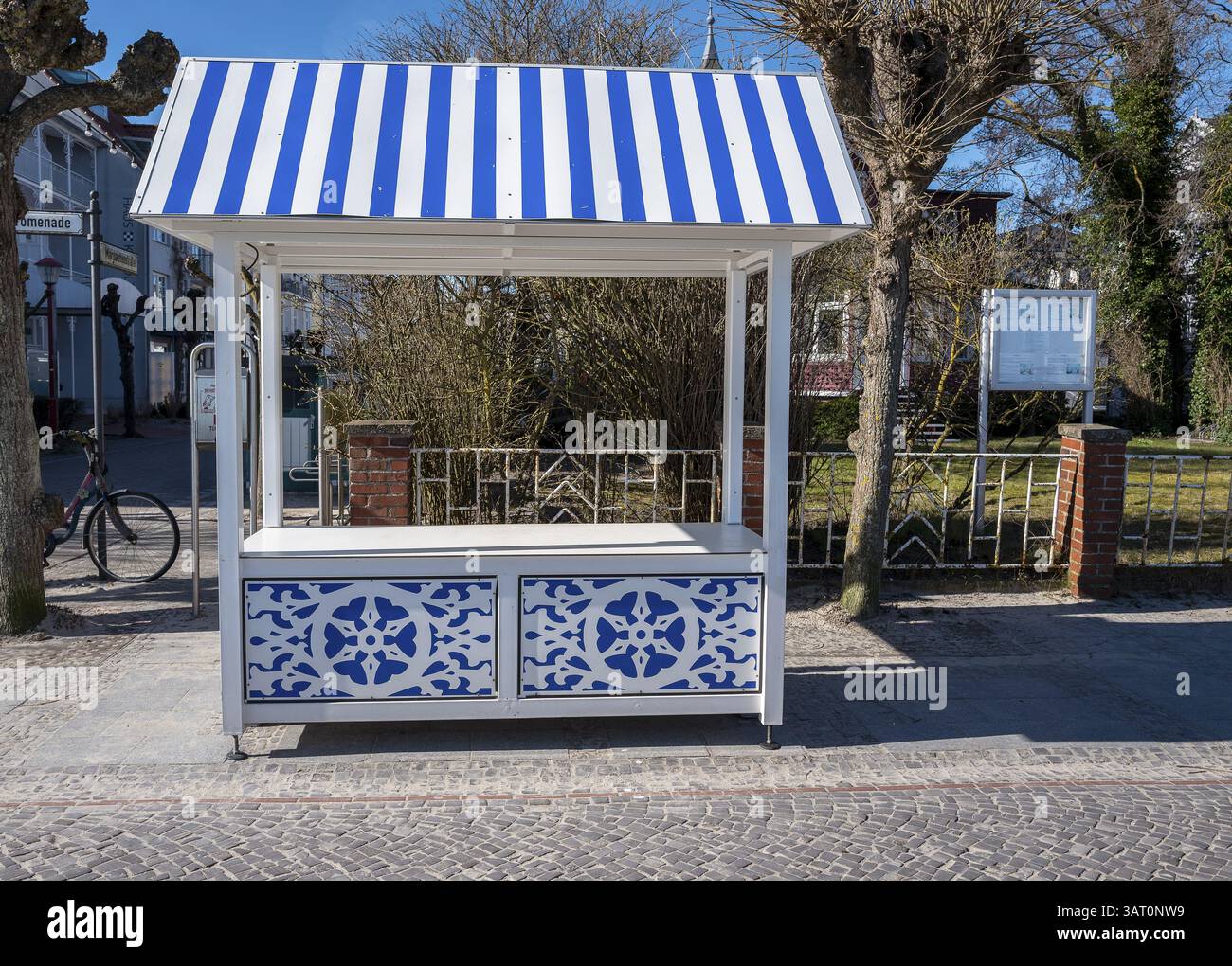 Architecture de spa sur la promenade de la mer Baltique à Binz, Ruegen, Mecklembourg-Poméranie occidentale, Allemagne, Europe Banque D'Images