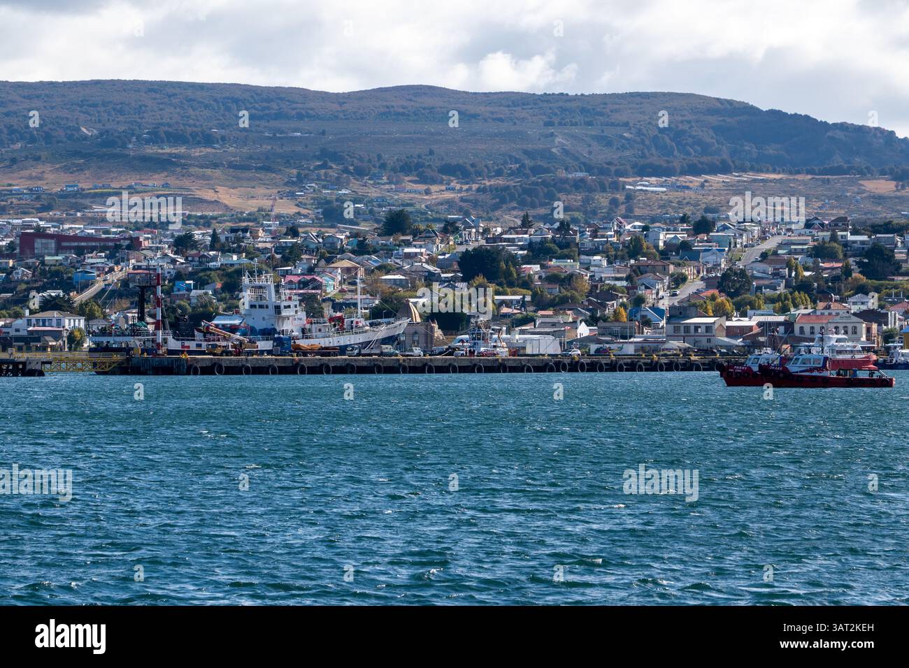 Punta Arenas, Chili. Une des villes les plus méridionales Banque D'Images