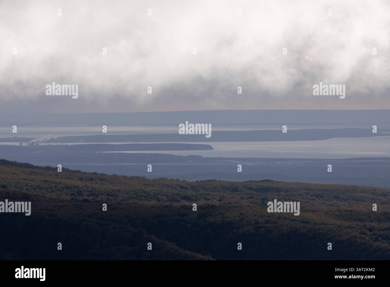 Punta Arenas, Chili. Une des villes les plus méridionales Banque D'Images