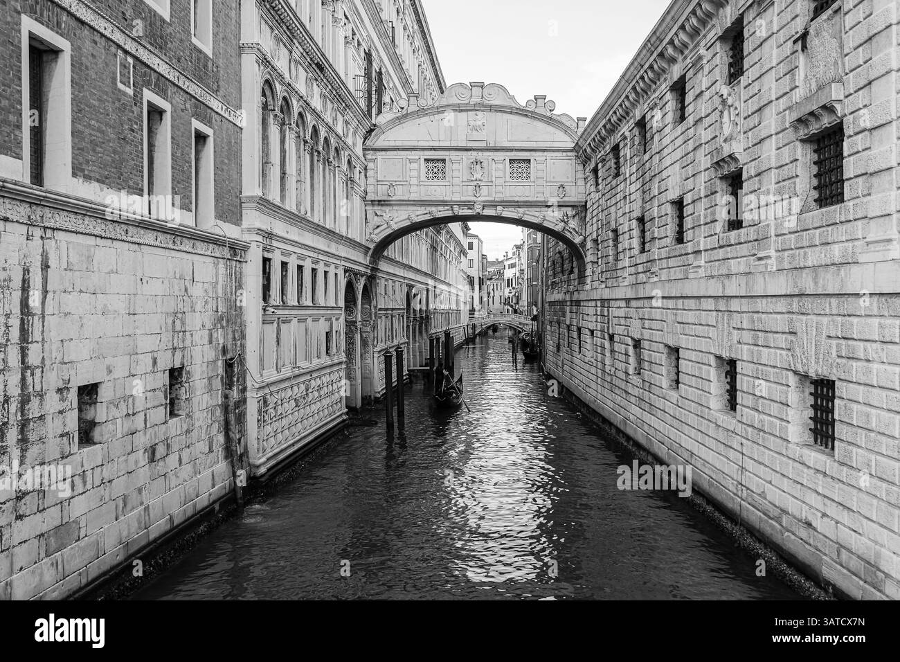 Le pont des soupirs à Venise Banque D'Images