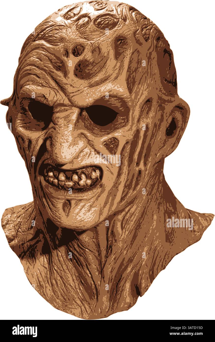 Freddy Zombie Horror Illustration de Vecteur