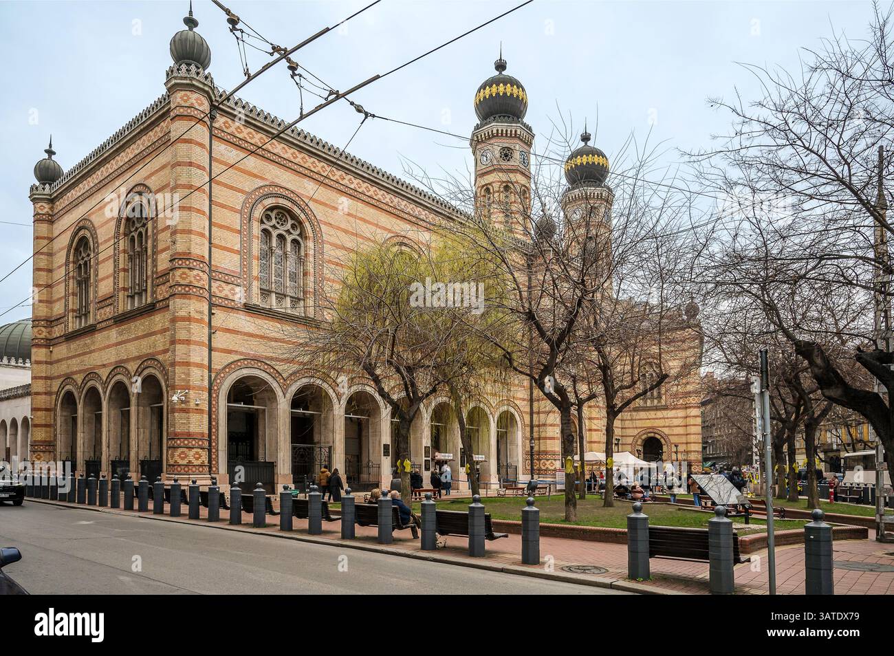 Synagogue de la rue Dohány Banque D'Images