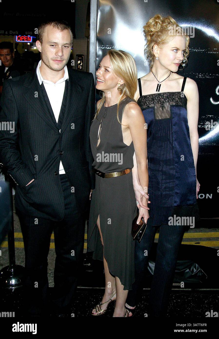 1 janvier, 1980 - La Californie, USA - Heath Ledger et Naomi Watts Nicole Kidman ..K26614MONSIEUR ''Le RING'' Projection spéciale.MANN BRUIN THEATRE, Westwood, CA.OCT. 09 2002. MILAN RYBA/ 2002.(Image Crédit : © Globe Photos/ZUMAPRESS.com) Banque D'Images