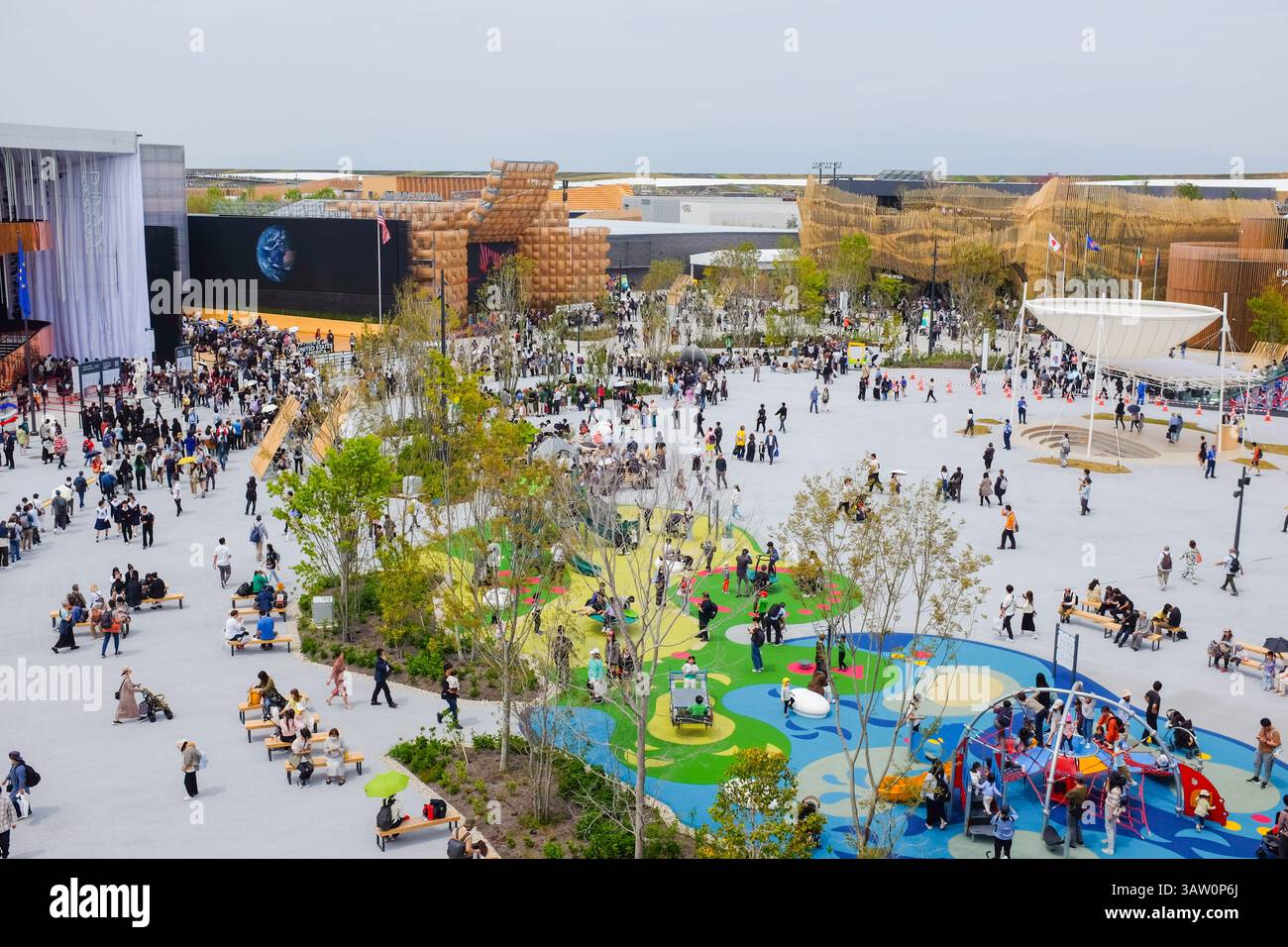 L'Expo d'Osaka en avril 2025. Banque D'Images