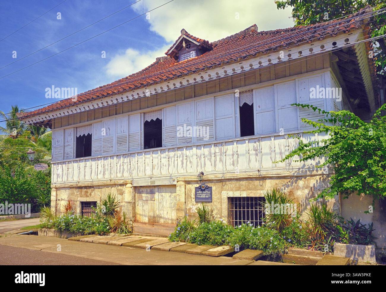 Balay Na Tisa (Sarmiento - Maison ancestrale de Osmeña) à Carcar City, Cebu, Philippines. Banque D'Images