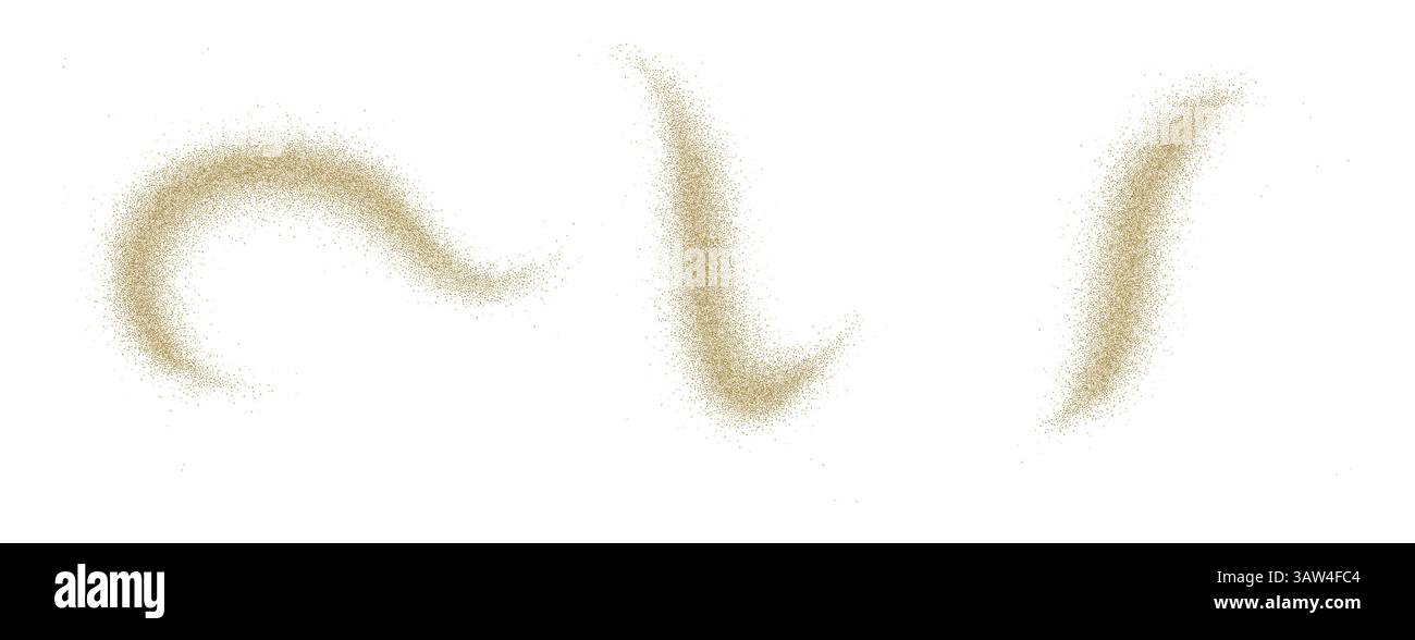 Poudre d'oignon et sel d'ail isolé sur la vue blanche de dessus. Assaisonnement de grain biologique et ingrédient culinaire épice de céréales moulues. Cuisine de cuisine aromatique Illustration de Vecteur