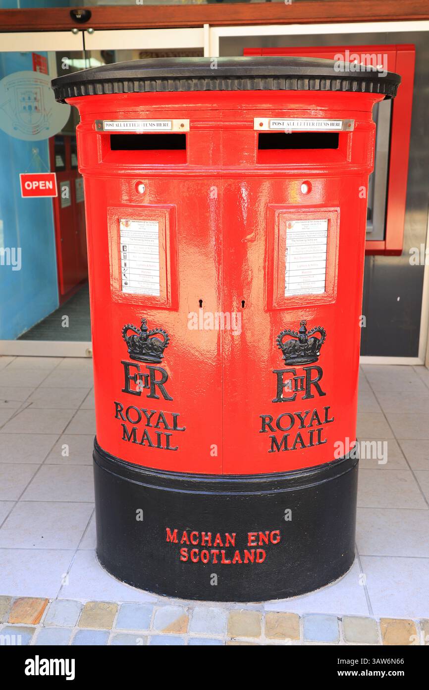 Red Royal mail Post Office à Gibraltar Banque D'Images