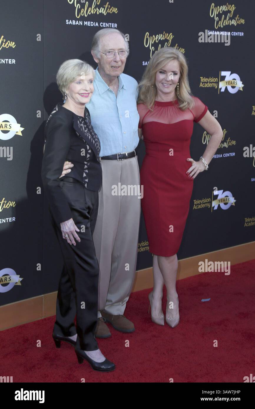 2 juin 2016 - North Hollywood, CA, USA - LOS ANGELES - 2 juin : Florence Henderson, Bernie Kopell, Jill Whelan au Gala du 70e anniversaire de la Television Academy au Saban Theater le 2 juin 2016 à North Hollywood, CA (crédit image : © hPa/Newscom via ZUMA Press) Banque D'Images