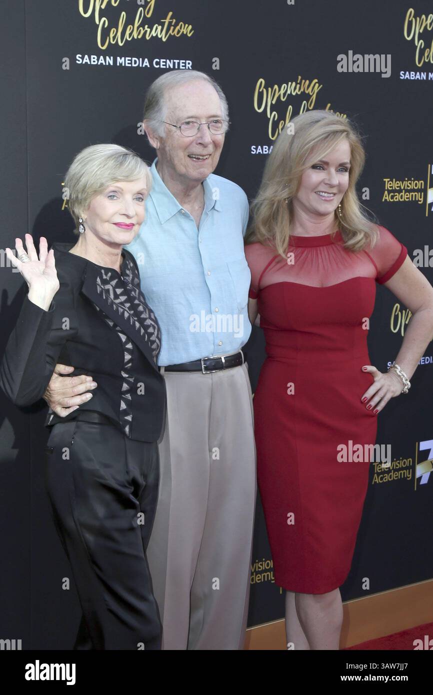 2 juin 2016 - North Hollywood, CA, USA - LOS ANGELES - 2 juin : Florence Henderson, Bernie Kopell, Jill Whelan au Gala du 70e anniversaire de la Television Academy au Saban Theater le 2 juin 2016 à North Hollywood, CA (crédit image : © hPa/Newscom via ZUMA Press) Banque D'Images