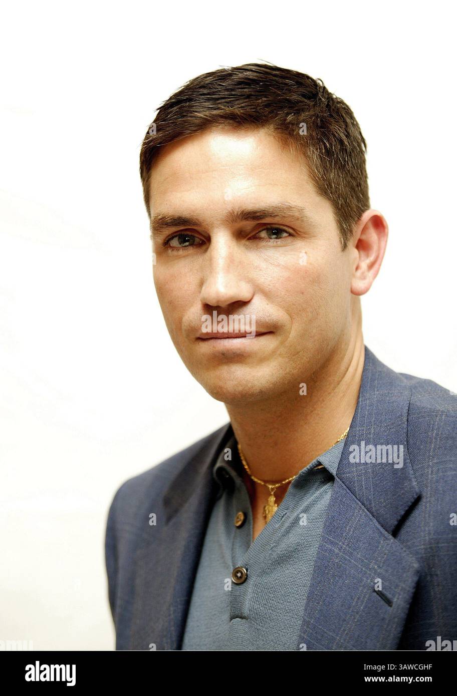 11 février 2004 - Hollywood, Californie, États-Unis - Jim Caviezel à la séance de presse pour le film controversé la passion des Christ.in Beverly Hills, Californie. 11 février 2004 (image crédit : © Armando Gallo/ZUMA Studio) Banque D'Images