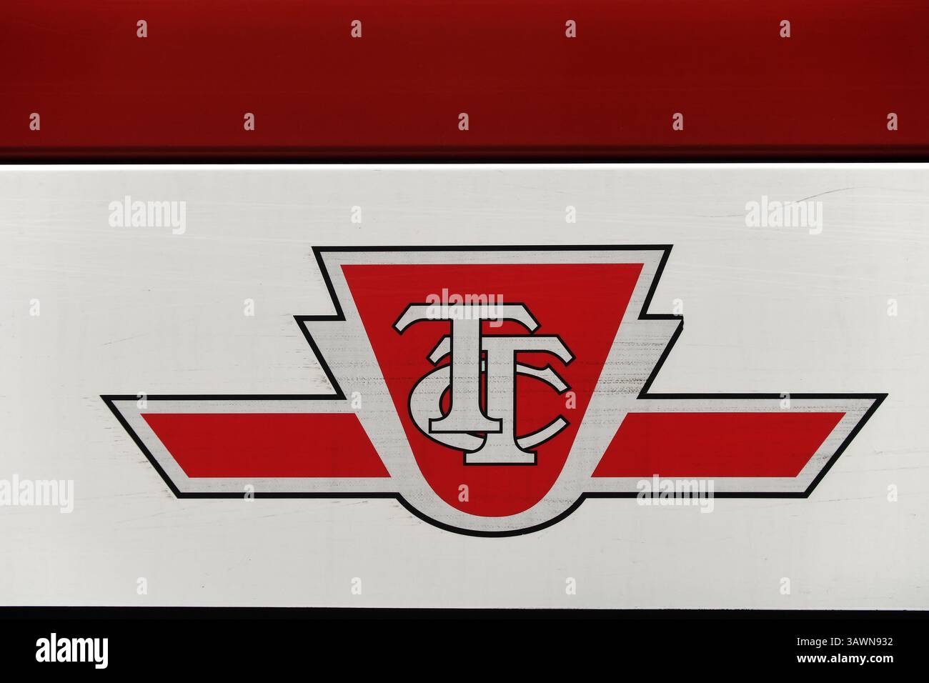 Logo TTC à Toronto Banque D'Images