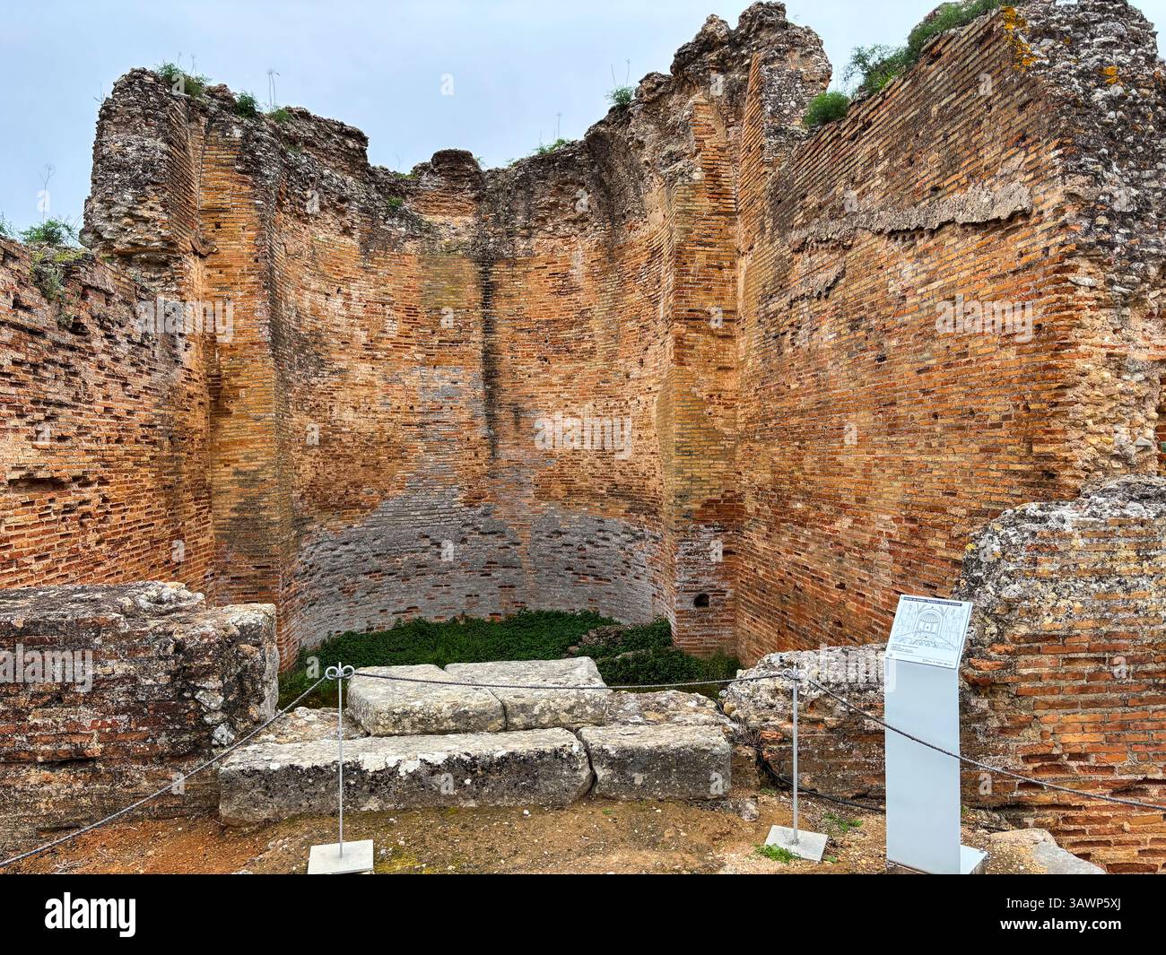 Ruines romaines de Milreu, Estoi, Algarve Banque D'Images