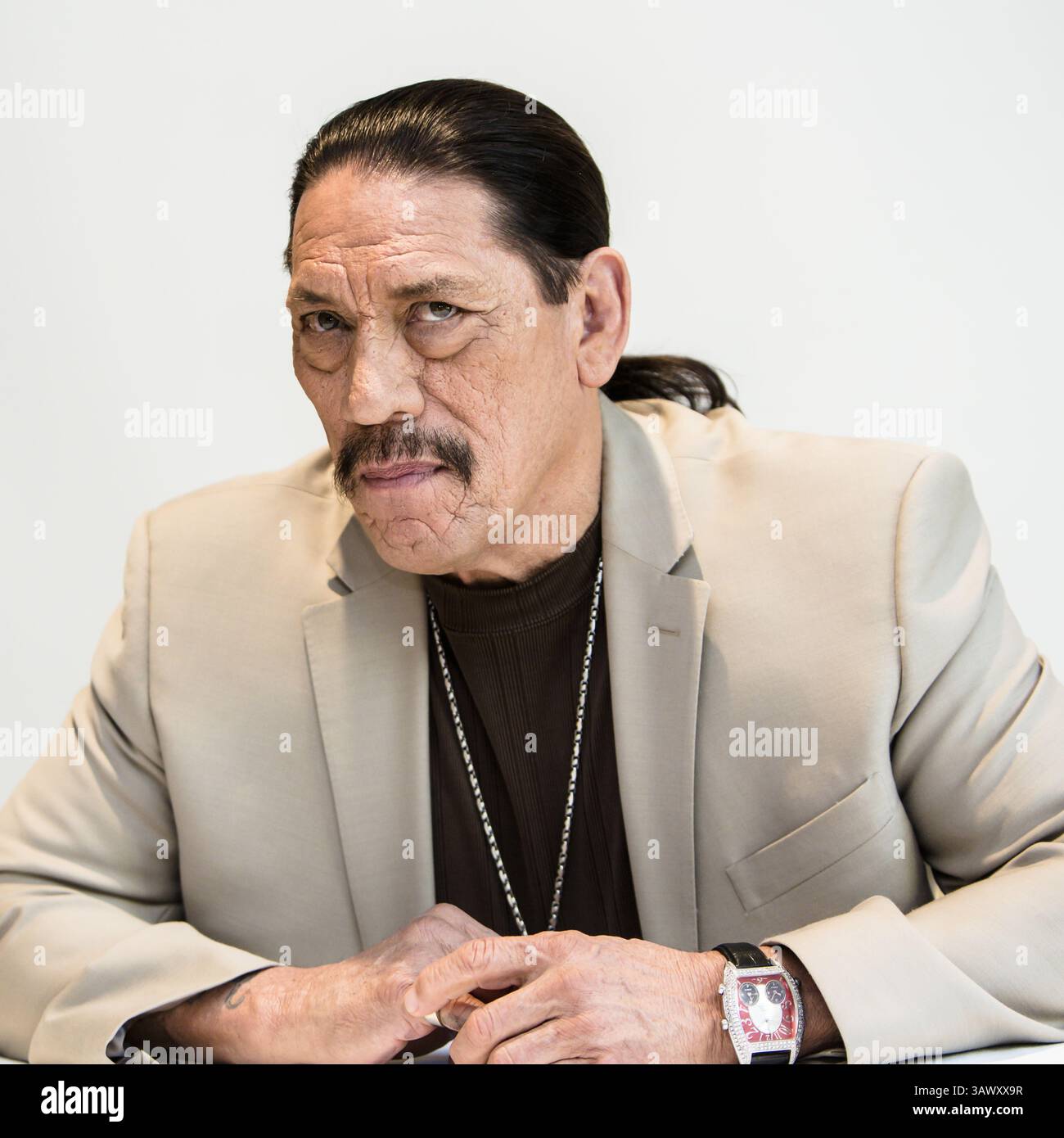 6 octobre 2013 - Hollywood, Californie, États-Unis - BEVERLY HILLS, CA - 06 OCTOBRE : Portrait de l'acteur Danny Trejo faisant la promotion de Machete Kills au four Seasons Hotel le 6 octobre 2013 à Beverly Hills, Californie. (Crédit image : © Armando Gallo/ZUMA Studio) Banque D'Images