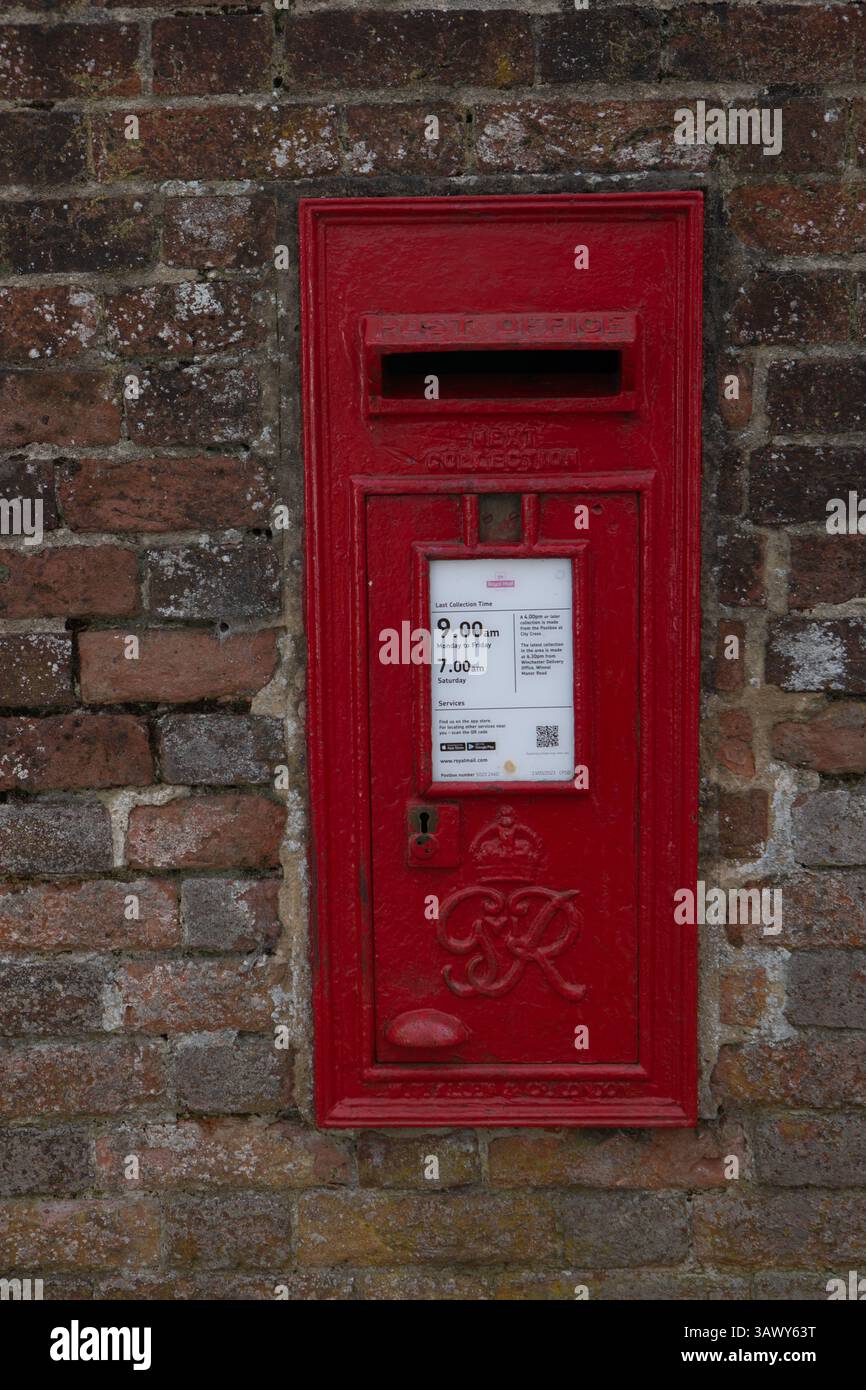 Boîte aux lettres, Winchester Banque D'Images