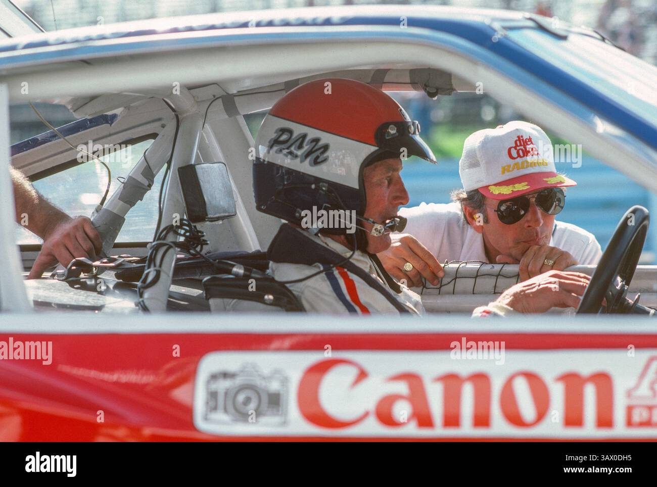 Paul Newman. Bob Sharp Racing. S.C.C.A. TRANS-Am. Watkins Glen International. Watkins Glen, New York Banque D'Images