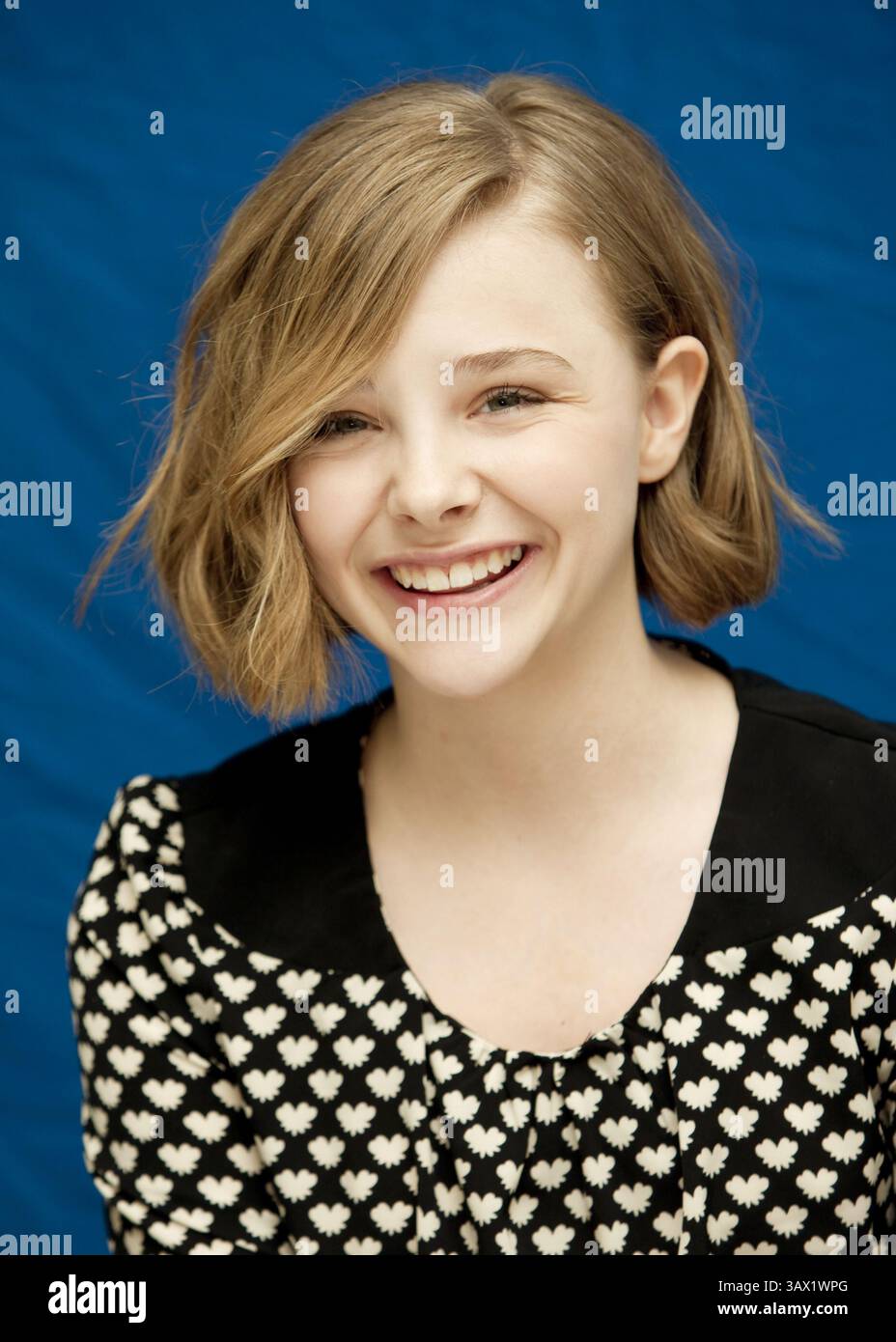 28 septembre 2010 - Hollywood, Californie, États-Unis - L'actrice CHLOE GRACE MORETZ fait la promotion de Let me In à Los Angeles. (Crédit image : © Armando Gallo/ZUMA Studio) Banque D'Images