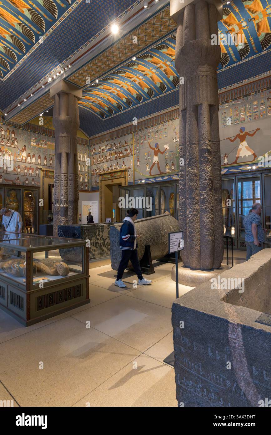 Galerie pharaonique égyptienne, Kunsthistorisches Museum, Vienne, Autriche Banque D'Images