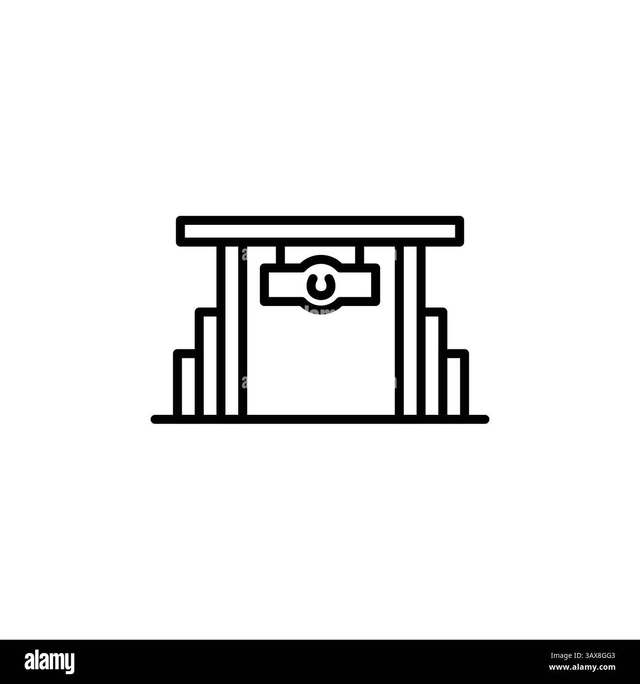 Icône Rancho Illustration de Vecteur