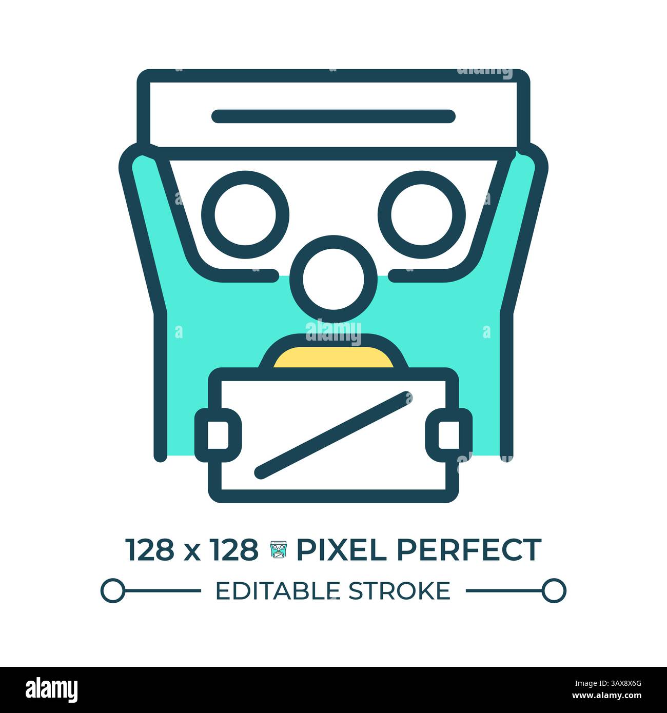 Devoirs de la communauté essentiels au développement pixel Perfect Line Color icône Illustration de Vecteur