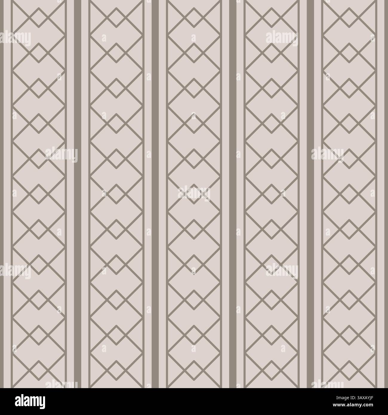 Fond de modèle sans couture de ligne papier rayé numérique pour la décoration et le tissu à la maison. Fond d'écran rustique rayé beige brun texture classique. Illustration de Vecteur