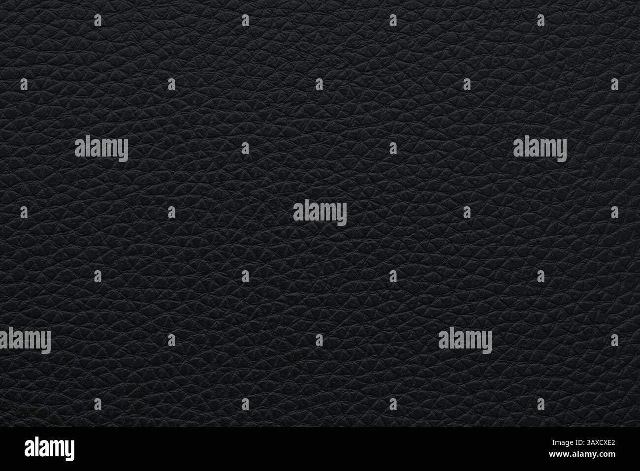Texture souple uniforme de cuir noir véritable Banque D'Images