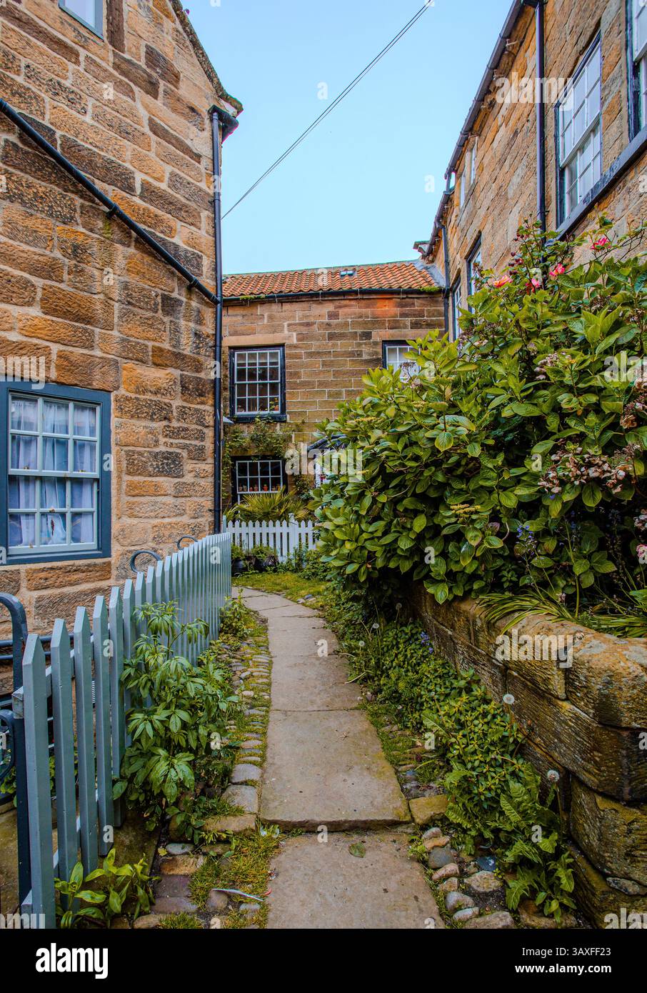 Village de Robin Hoods Bay North Yorkshire Angleterre. Banque D'Images