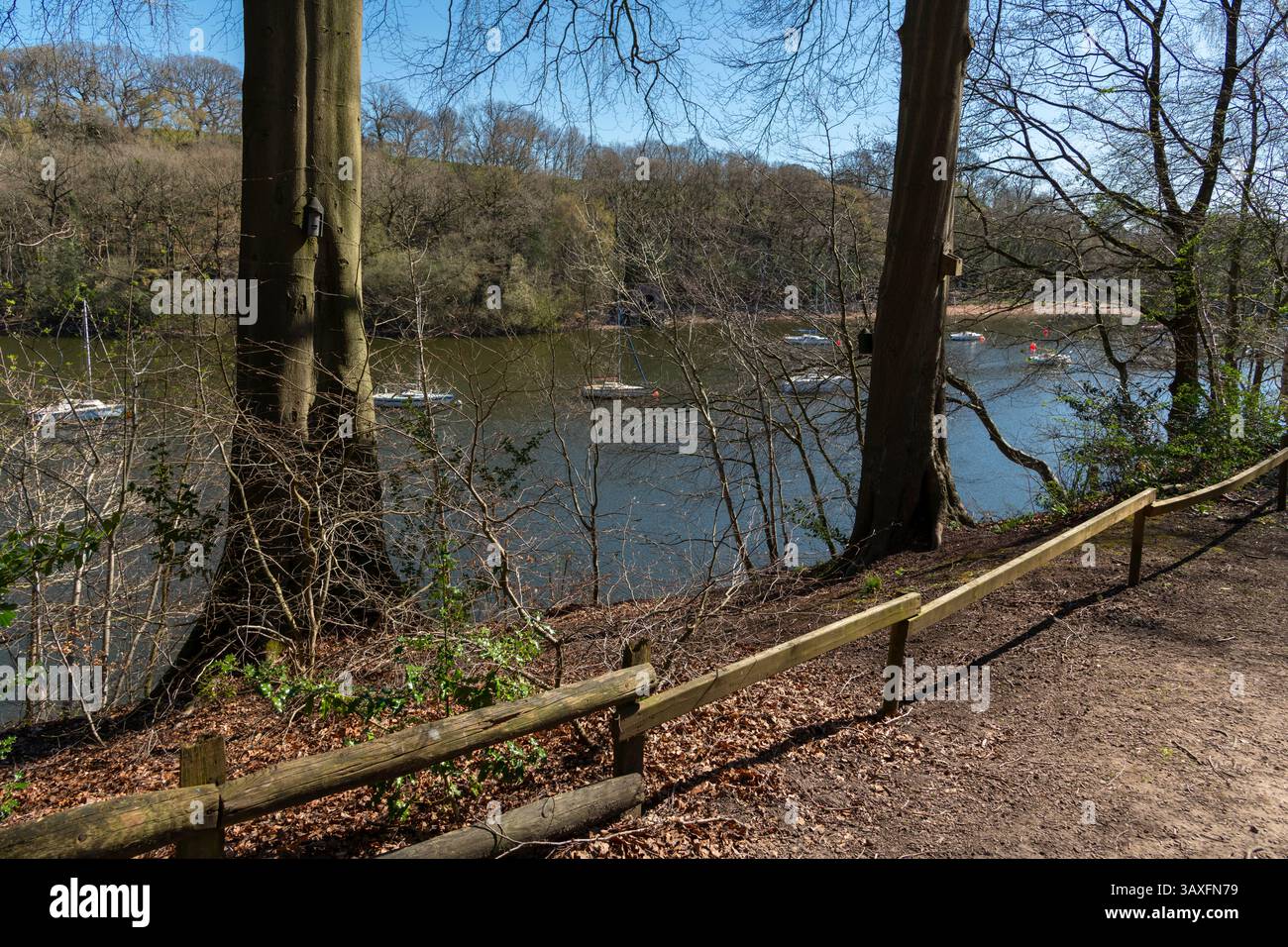 Rudyard Lake près de Leek, Staffordshire, Angleterre Banque D'Images