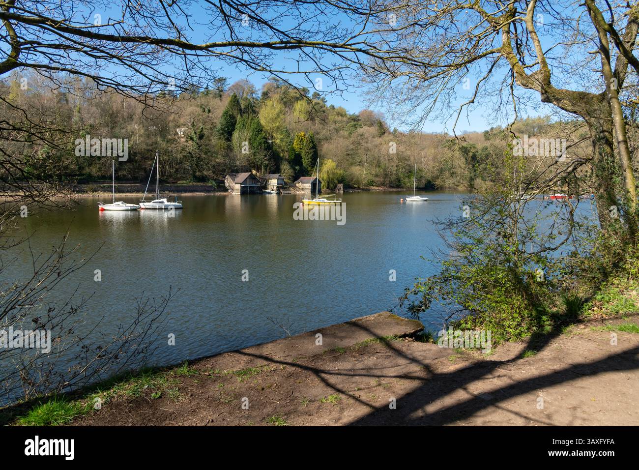 Rudyard Lake près de Leek, Staffordshire, Angleterre Banque D'Images