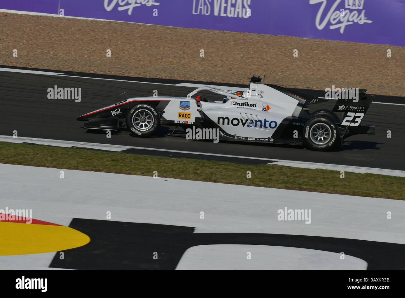 Pepe Marti est membre du Red Bull Junior Team, le pilote espagnol participe au Championnat FIA de formule 2 2025 avec Campos Racing. Banque D'Images