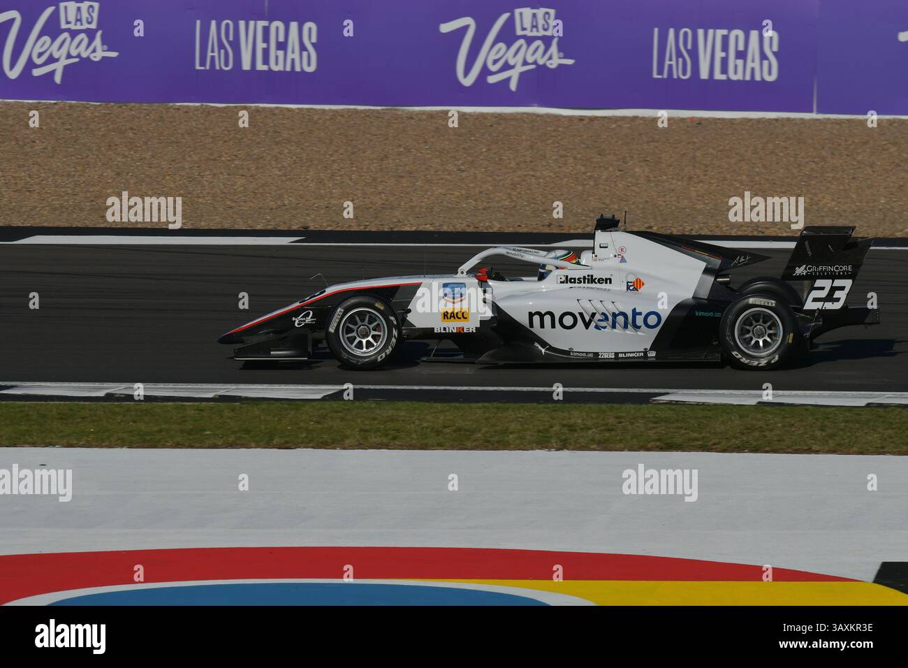 Pepe Marti est membre du Red Bull Junior Team, le pilote espagnol participe au Championnat FIA de formule 2 2025 avec Campos Racing. Banque D'Images