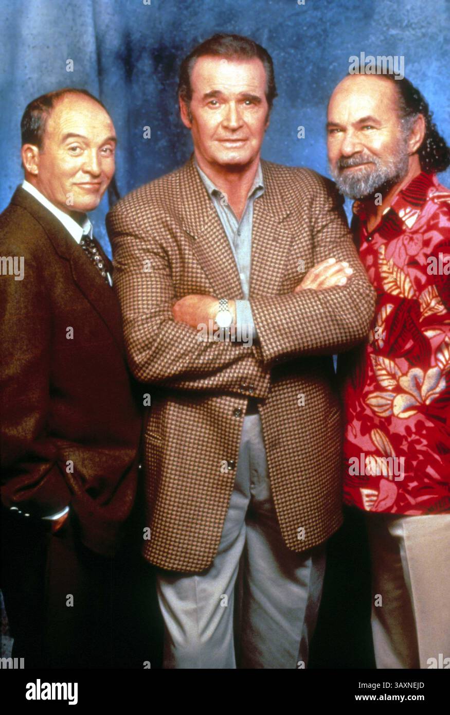 Janvier 1, 1994 - Los Angeles, Californie, États-Unis - The Rockford Files : I Still Love la , Joe Santos, James Garner, Stuart Margolin..film et télévision. (Crédit image : © Entertainment Pictures/ZUMAPRESS.com via ZUMA Press) Banque D'Images