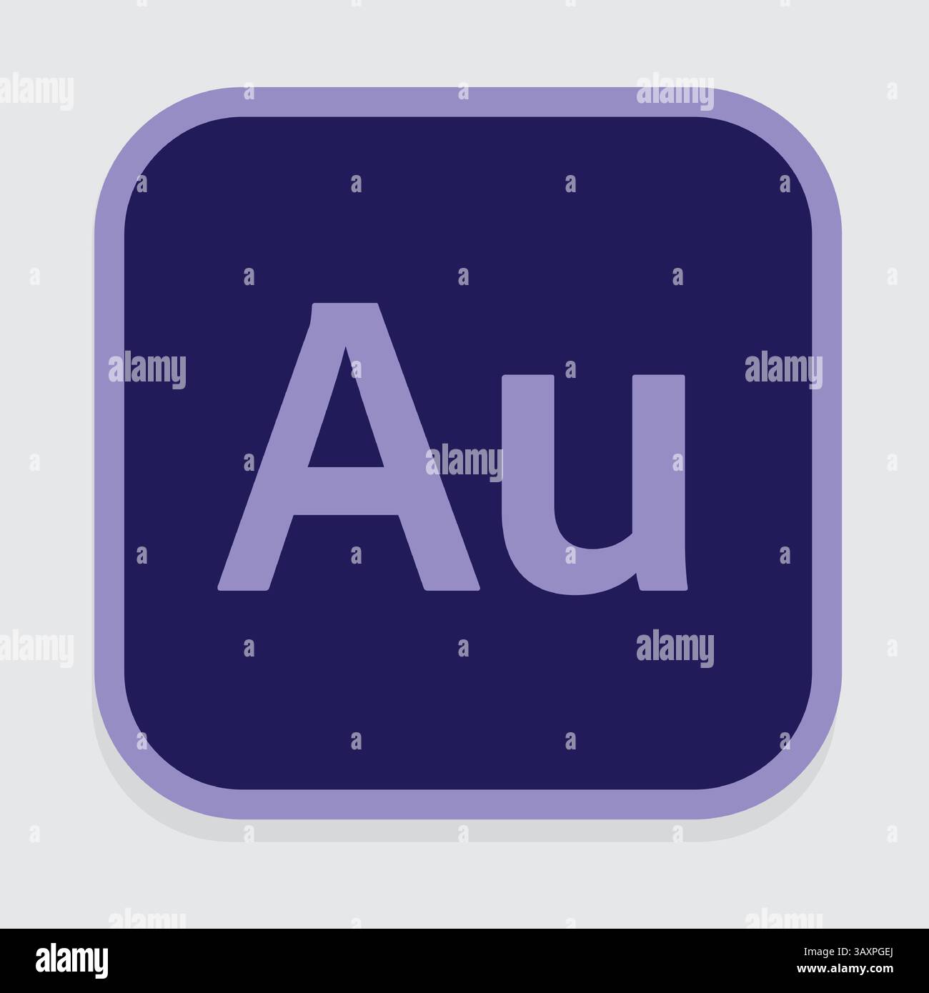 Applications Adobe. Logos Adobe audition Vector. Illustration de Vecteur