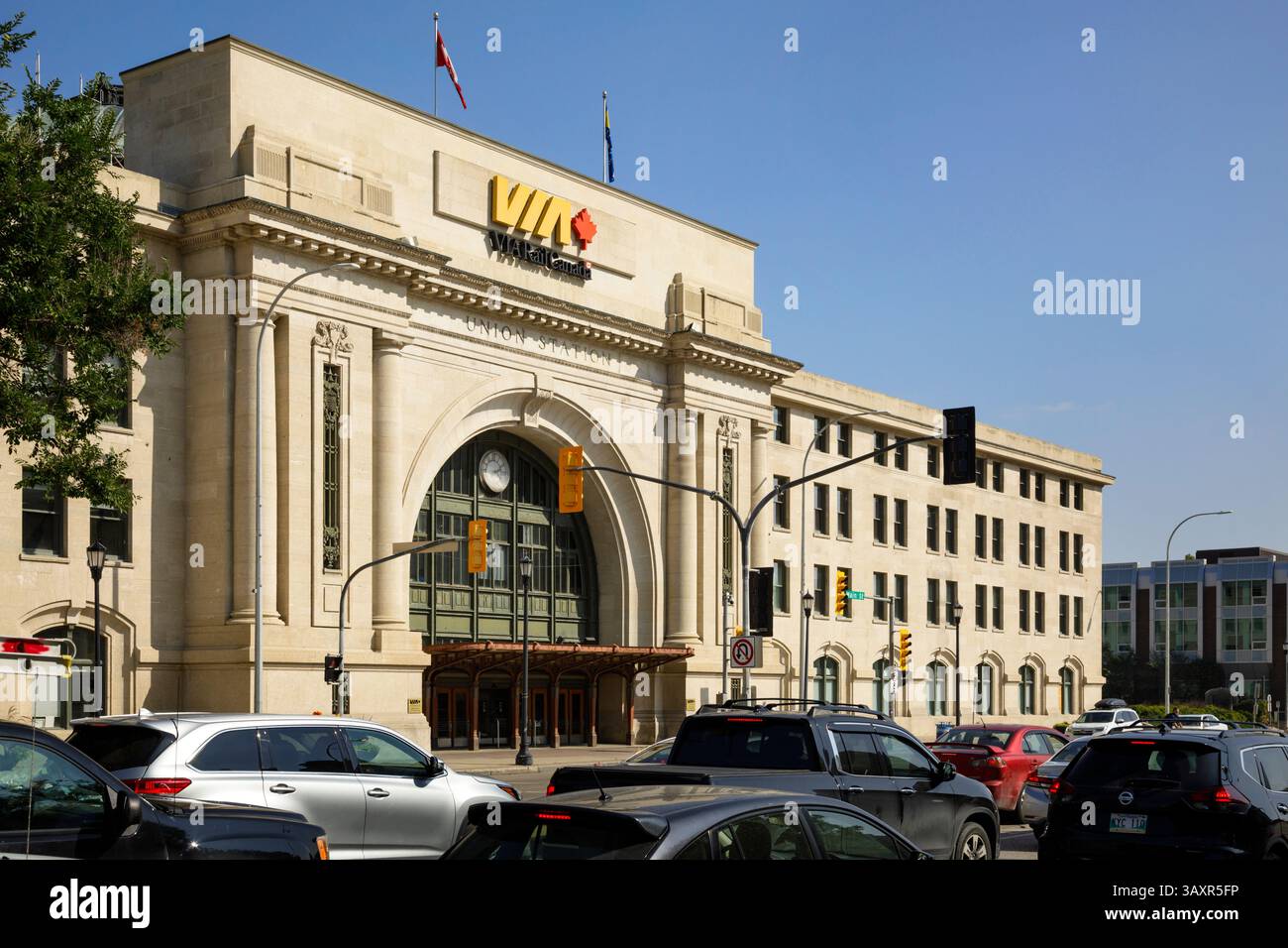 Union Station (1911) à Winnipeg, Manitoba, Canada Banque D'Images