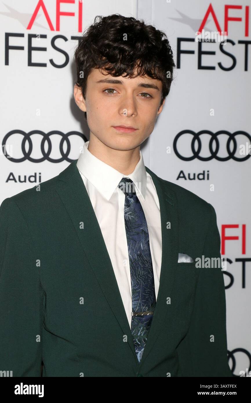 16 novembre 2016 - Los Angeles, CA, États-Unis - LOS ANGELES - 16 nov : Lucas Jade Zumann à l'hommage à Annette Bening et projection du gala ''20th Century Women'' au TCL Chinese Theater IMAX le 16 novembre 2016 à Los Angeles, CA (crédit image : © Kathy Hutchins/Newscom via ZUMA Press) Banque D'Images