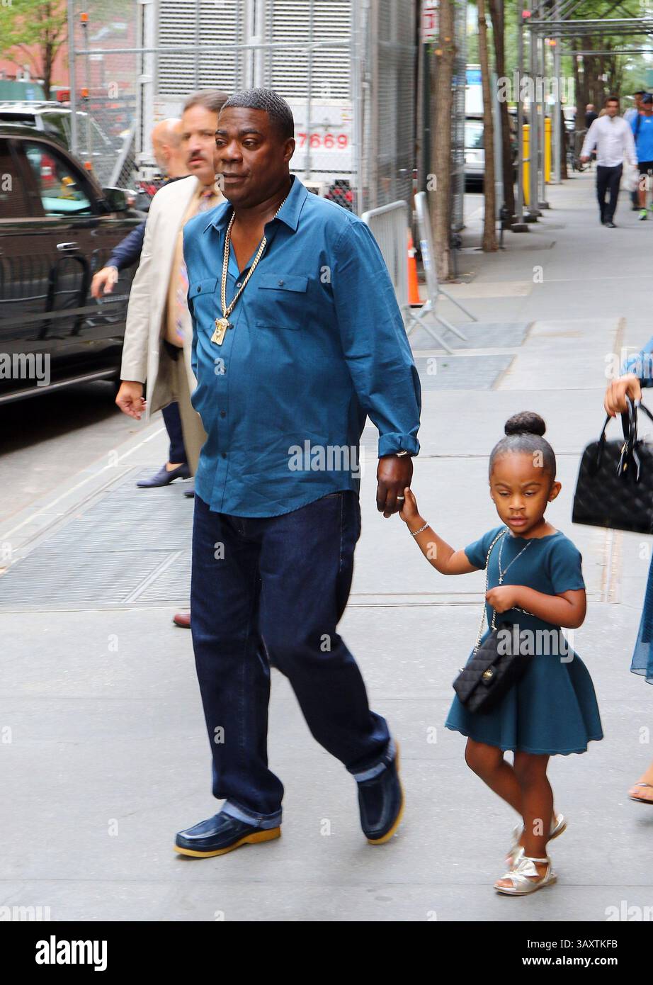 6 septembre 2016 - New York, New York, États-Unis - L'acteur Tracy Morgan et sa fille Maven Sonae Morgan ont fait une apparition à 'The View' le 6 septembre 2016 à New York (crédit image : © Zelig Shaul/Ace Pictures via ZUMA Press) Banque D'Images