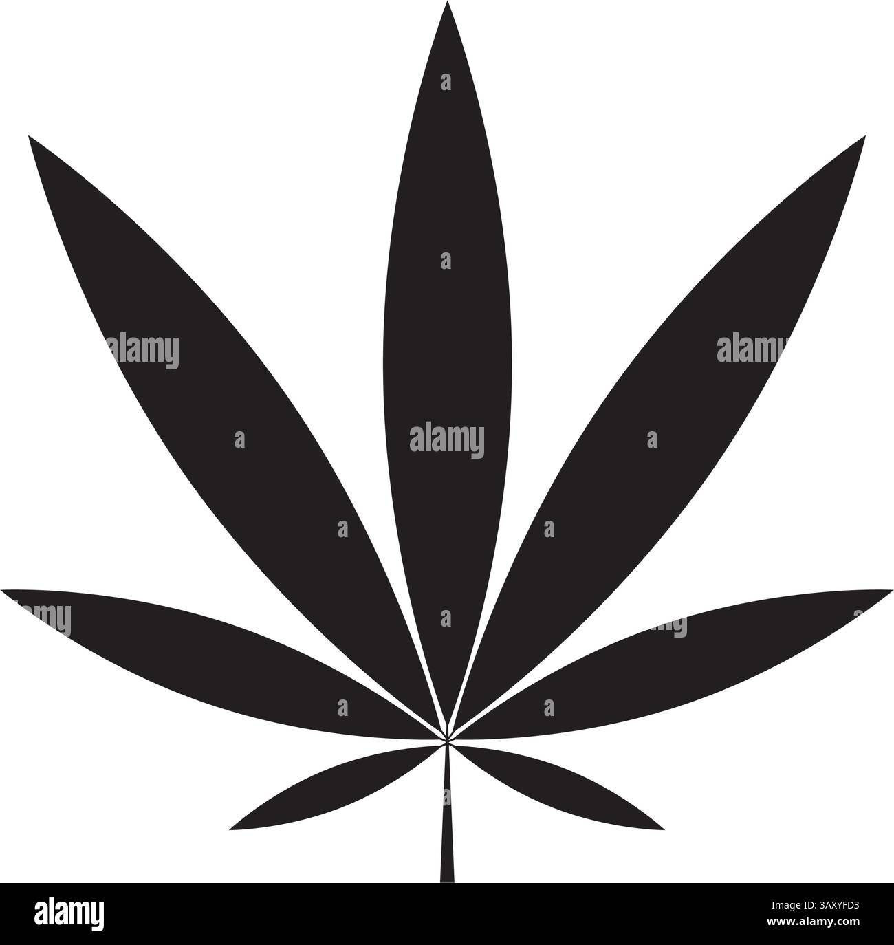 Cannabis vecteur feuille de cannabis icône logo symbole signe illustration graphique Illustration de Vecteur