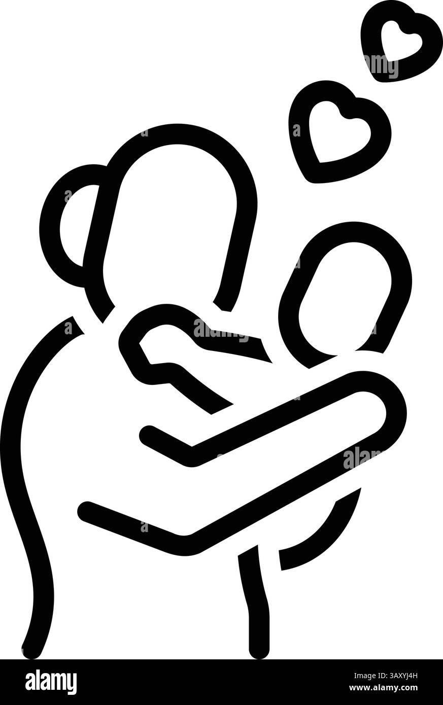 Icône pour la maternité, maternité Illustration de Vecteur