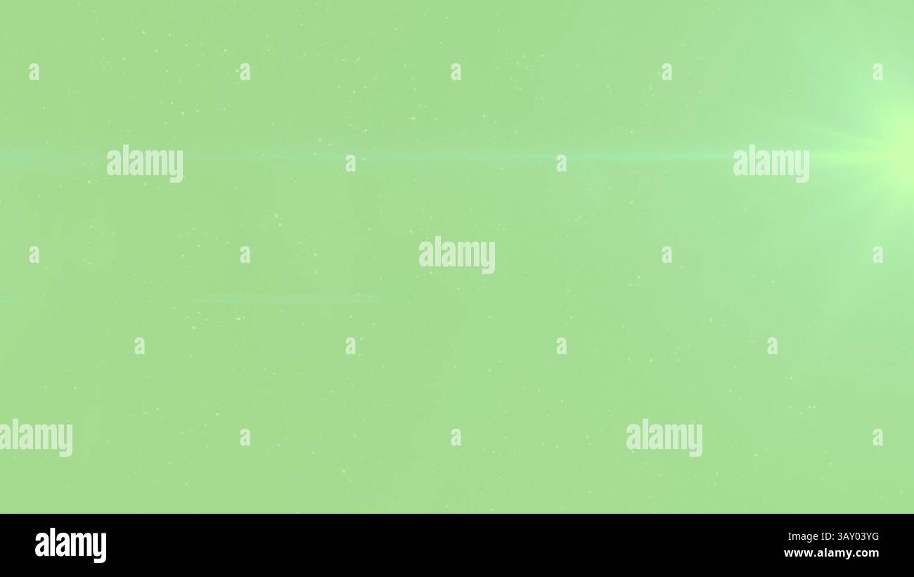 Le fond de conception plate abstrait montre vert pastel avec des points blancs, reflets de lentille pour la technologie Banque D'Images