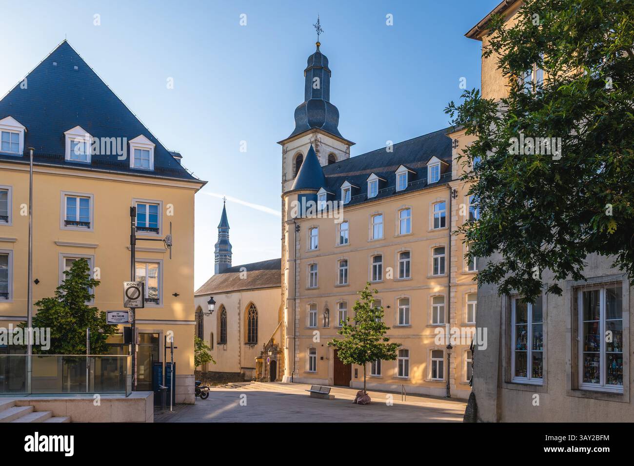 Église Saint Michaels de Luxembourg, église catholique romaine à Luxembourg Banque D'Images